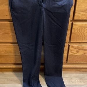 Blue printed women's dress pants